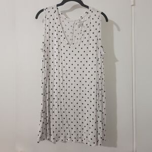 Lane Bryant Polka Dot Swing Tank Sz 14/16